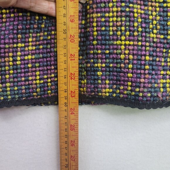 Multiples Women Tweed Button-Up Jacket Multi-Color Size M Acrylic Wool Blend New - Picture 10 of 13